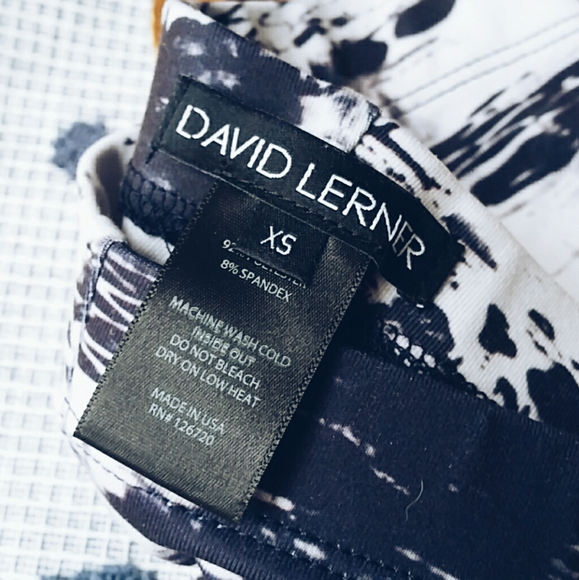 David Lerner Tie Dye Ankle Zip Leggings XS - Picture 3 of 5